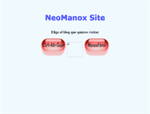 Tablet Screenshot of neomanox.com